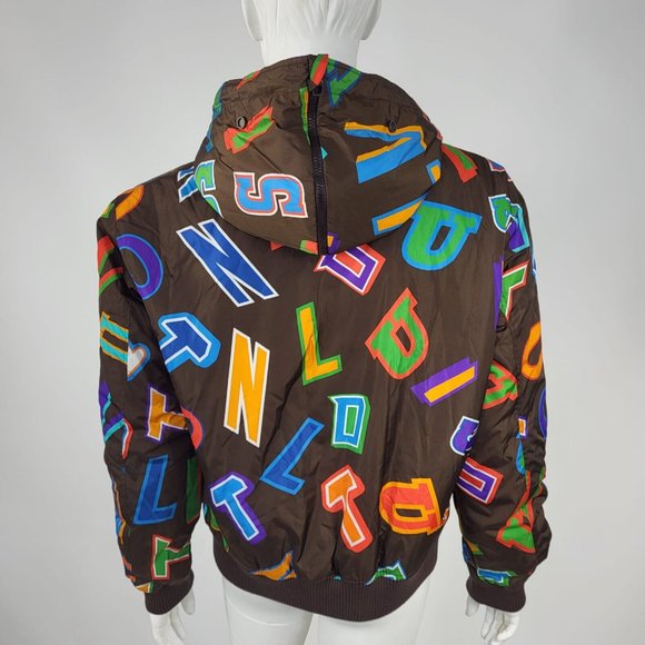Louis Vuitton Men's Brown NBA Letters Hooded Blouson Jacket - Picture 15 of 16